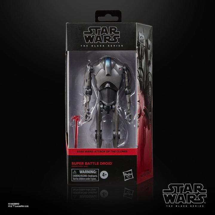 Immagine prodotto Hasbro Star Wars Episodio II Serie Nera - Figura d'azione Super Droide da battaglia 15 cm