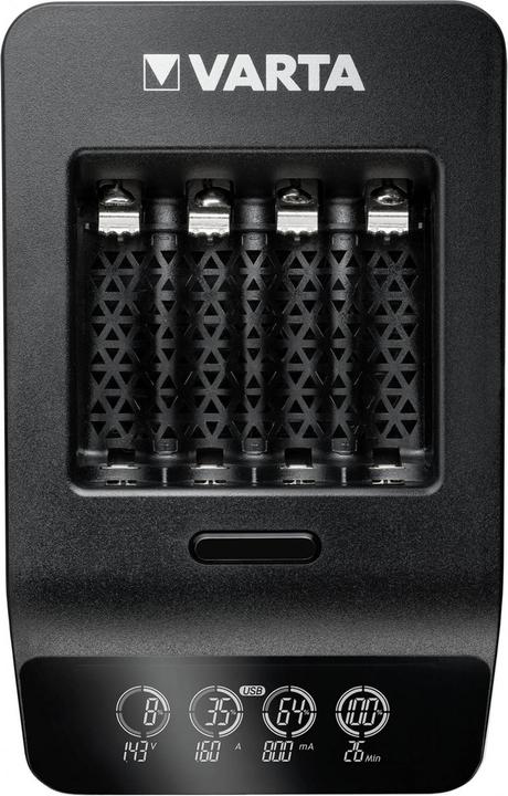 Produktbild Varta LCD Smart Charger+ (1 Stk., AA, 2100 mAh, Ladegerät inkl. Akku)