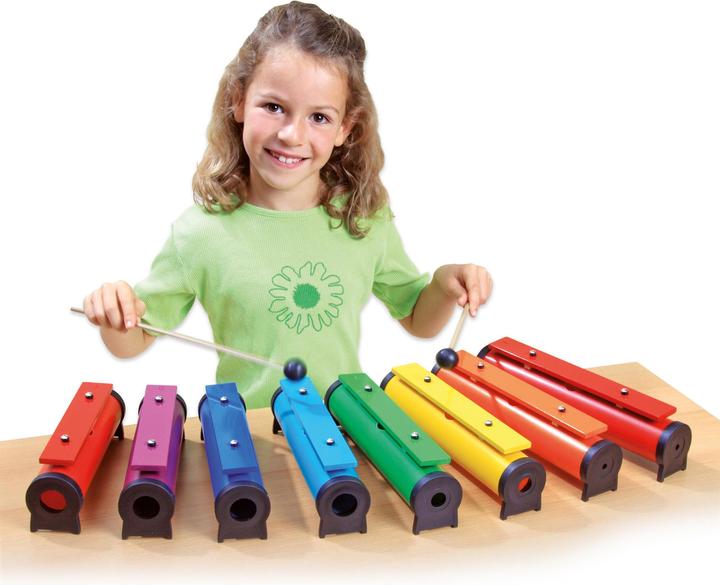 Actual product image Betzold Musik 8 colored round sound tubes (Percussion)