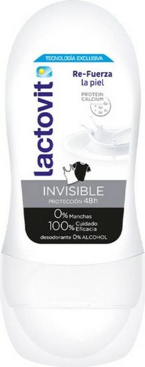 Produktbild Lactovit INVISIBLE ANTIMANCHAS deo roll-on 50 ml (Roll-on, 50 ml)