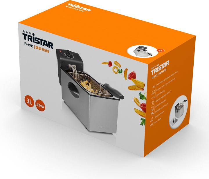 Actual product image Tristar FR-6935 One 3l 2000W Black