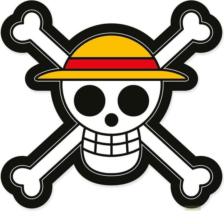 Herding One Piece decorative cushion Jolly Roger 33 cm