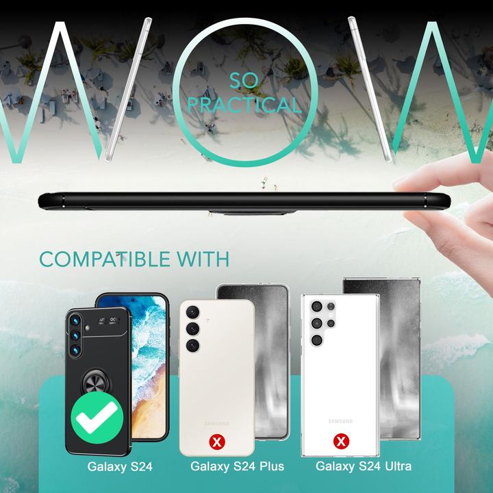 Immagine prodotto Nalia Anello opaco Manicotto in silicone (Samsung Galaxy S24)