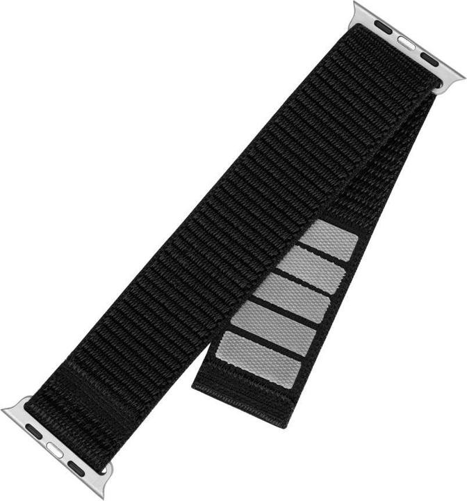 Immagine prodotto Fixed Cinturino in nylon per Apple Watch 42/44/45/46/49 mm, nero (Nylon)