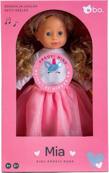 Produktbild bo. Interactive doll "Mia" (speaks Estonian language), 40 cm