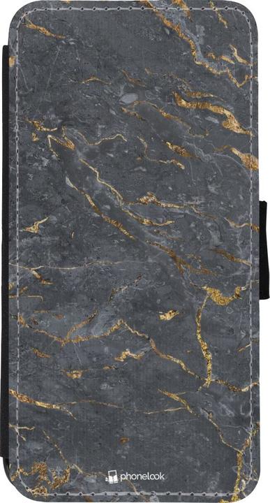 Actual product image PhoneLook Cover Wallet black Grey Gold Marble (Apple iPhone XR)