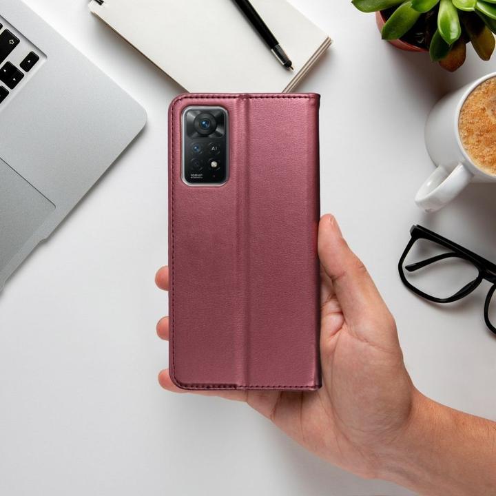 Immagine prodotto Book case OEM SMART MAGNETO Book case for OPPO A18 / A38 burgundy (Oppo A38, Oppo A18)
