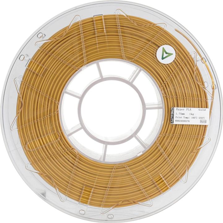 Actual product image Creality Pla Rfid Gold Hyper Series 3d Filament (PLA, 1.75 mm, 1000 g, Gold)