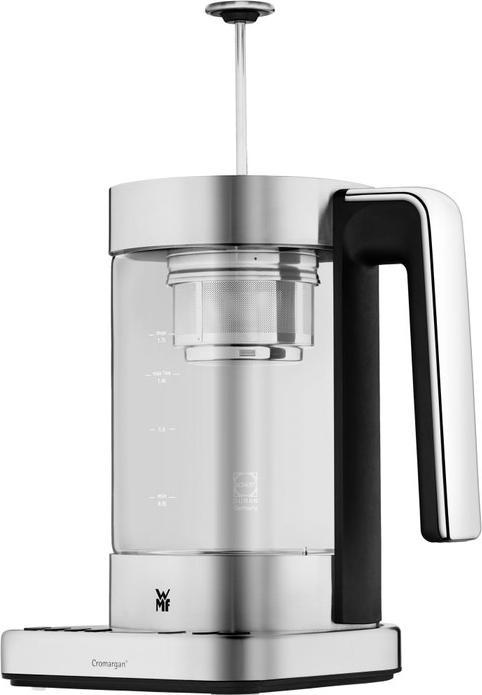 Produktbild WMF Glas Wasserkocher mit Temperaturwahl 1,7l Teesieb Warmhaltefunktion Lono 3000W (1.70 l)