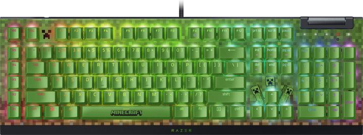Produktbild Razer Blackwidow V4 X Minecraft Green Us (US, Kabelgebunden)