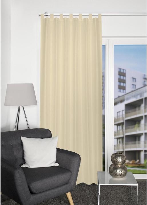 Produktbild Stotz Decor Nachtvorhang mit Schlaufe Fjella 130 cm x 245 cm, Beige (130 x 245 cm)