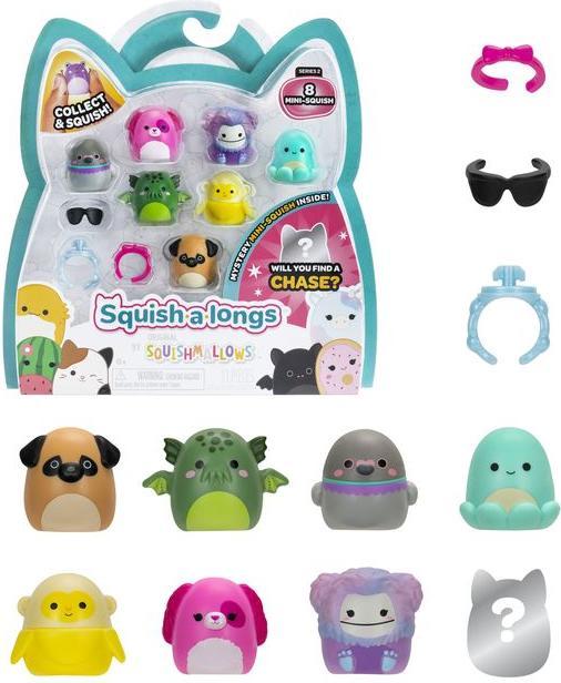 Actual product image Jazwares Sqal - 8 Pack (Asst) (2.50 cm)