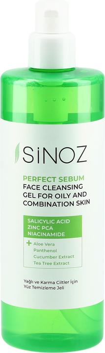 Immagine prodotto Sinoz Gesichtsreinigungsgel für fettige und Mischhaut 400ml (Gel, 400 ml)