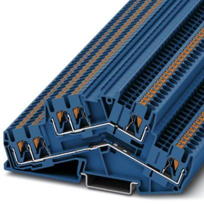 Actual product image Phoenix Contact PTTBS 2,5-TWIN BU 3210601 Double level terminal 0.14 mm² 2.50 mm² Blue 50 pcs.