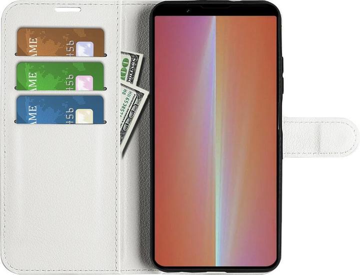Image du produit Cover-Discount Sony Xperia 5 V - Étui en cuir blanc (Sony Xperia 5 V)