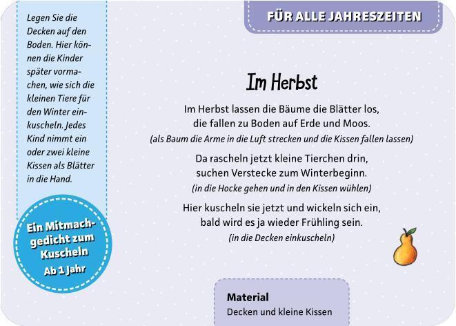 Produktbild Fingerspiele für Krippenkinder (Deutsch)