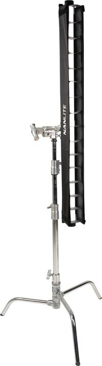 Image du produit Nanlite Barndoor avec grille nid d'abeille (PavoTube II 30X) (Grille, 108 cm)
