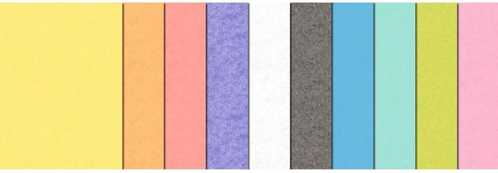 Actual product image Ursus Craft felt pastel 150 g/m², 20 x 30 cm, 10 sheets (Pastel assorted, 10 x)