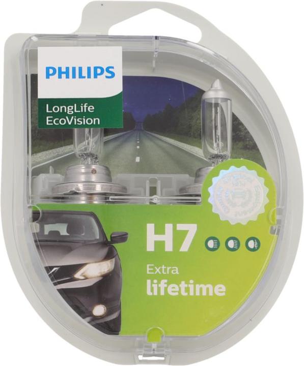 Actual product image Philips LongLife EcoVision 12972LLECOS2 Lamp pour éclairage avant (H7)