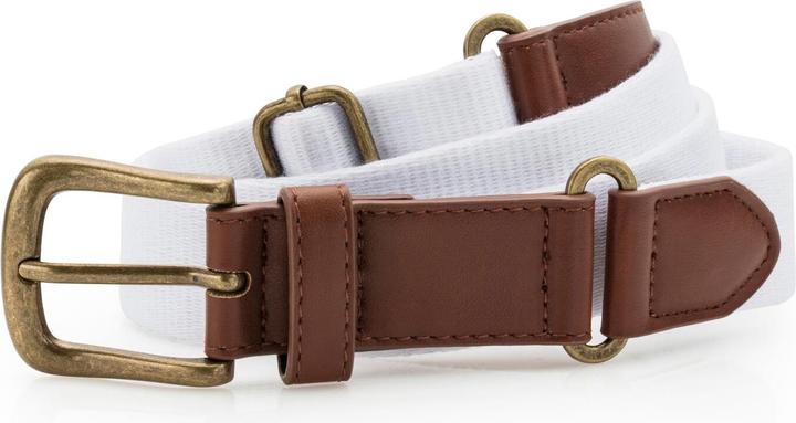 Asquith & Fox Kunstleder und Canvas Gürtel (One Size)