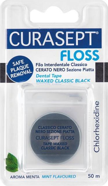 Immagine prodotto Curasept Filo interdentale FLOSS nero (50 m)