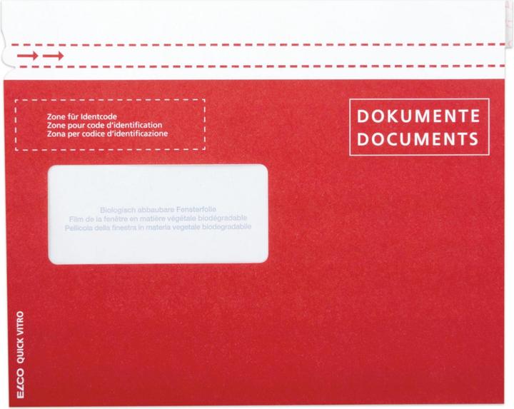 Elco Quick Vitro Paper Document Pockets Documents/Documents postal compliant (C5)