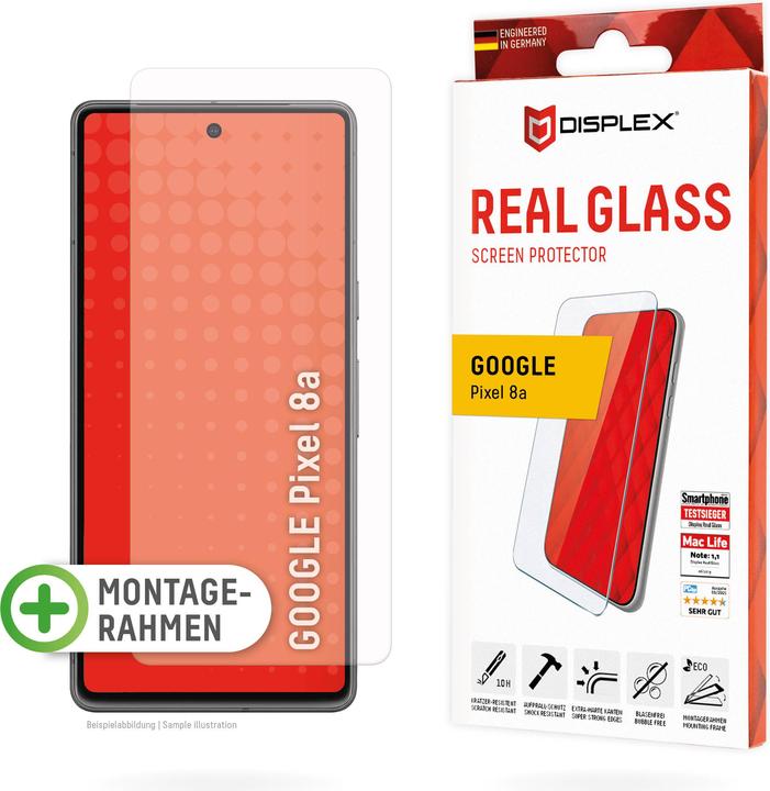 Displex Real Glass, 2D Panzerglas (1 Pezzo/i, Google Pixel 8a)