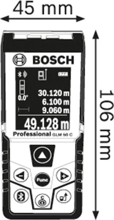 Immagine prodotto Bosch Professional Glm 50 C (50 m, 635 nm)