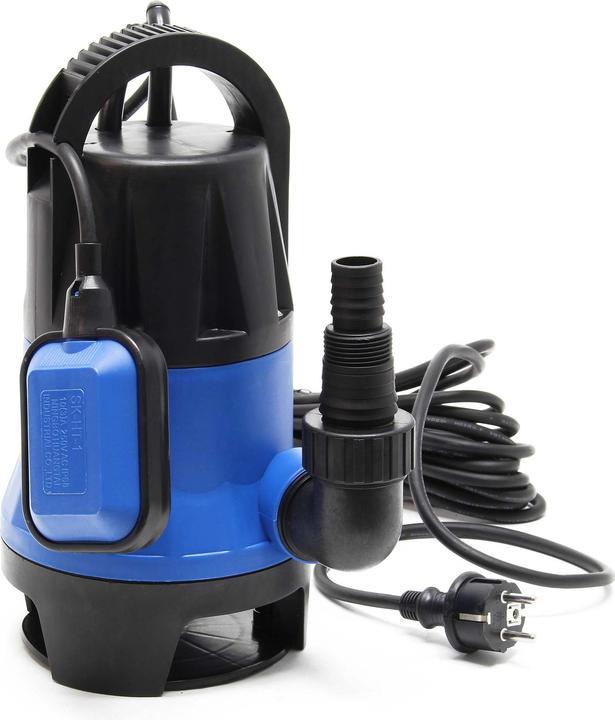 Produktbild Wiltec Schmutzwasserpumpe 400 W 7500 l/h Tauchpumpe Gartenpumpe Brunnenpumpe Pumpe (Schmutzwasserpumpe)