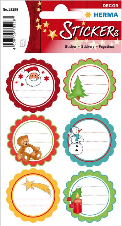 Actual product image Herma Birthday stickers