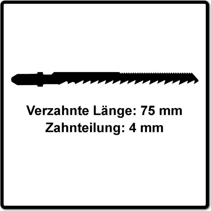 Produktbild Festool Stichsägeblatt S 75/4 K/5