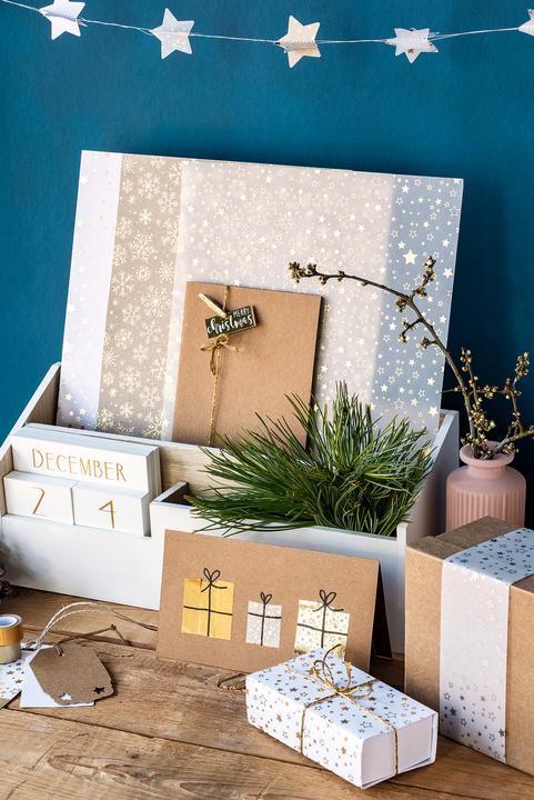 Immagine prodotto Heyda Motivo in cartone "Stelle", 50 x 70 cm (220 g/m², 1 x)