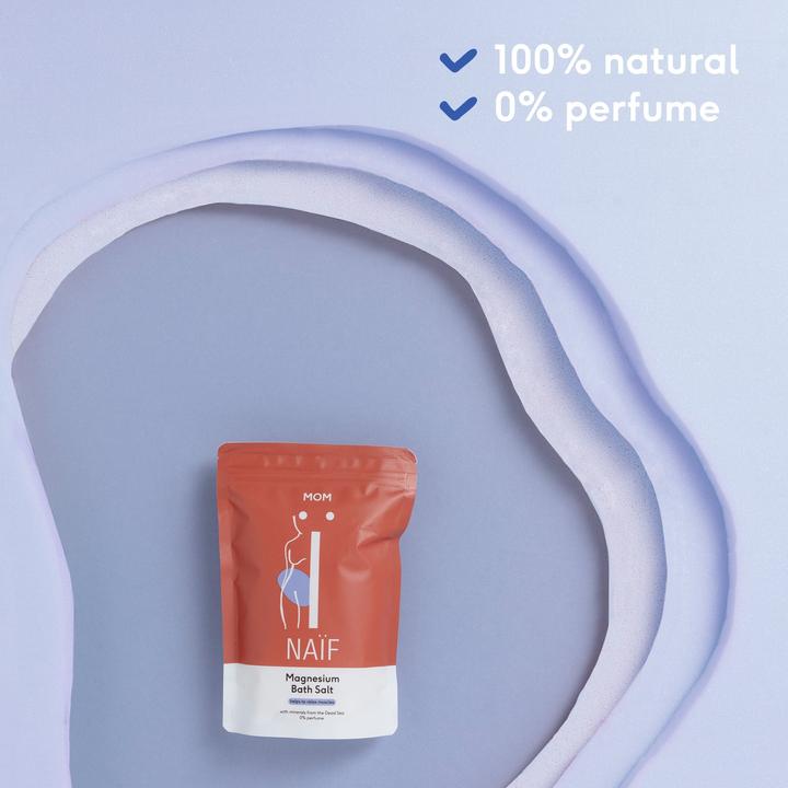 Actual product image Naïf Näif Pregnancy Bath Salt Sel de Bain au Magnésium 500g (500 ml, Bath truffles)