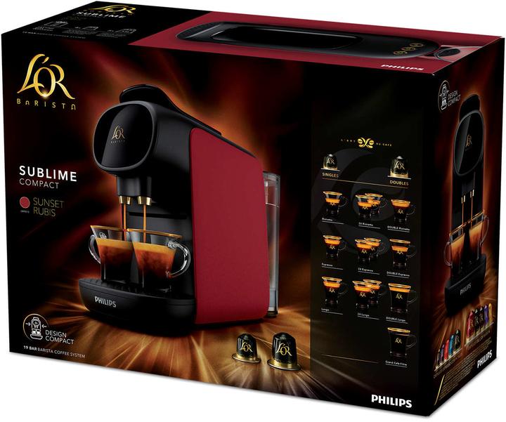 Actual product image Philips LOR Barista Sublime LM9012/50 - Koffiecupmachine - Rood