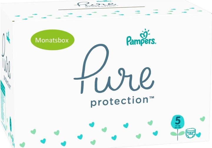Produktbild Pampers Pure Protection (Gr. 5, Monatsbox, 132 Stück)