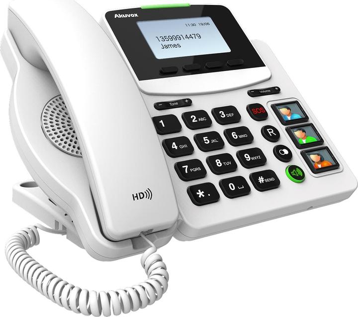 Image du produit Akuvox R15P Téléphone SIP à grosses touches sans émetteur SOS