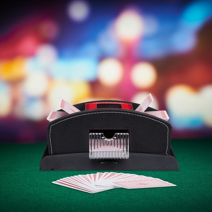 Image du produit Relaxdays Mélangeur de cartes à jouer, automatique