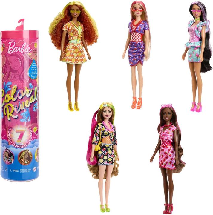 Image du produit Barbie Mattel HJX49 Color Reveal Sweet Fruit Series
