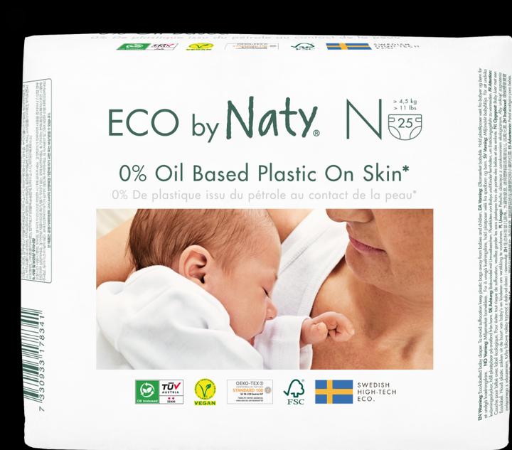 Image du produit Naty Couche bio (Taille 0, Pack, 25 pièce(s))