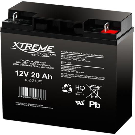 Produktbild Xtreme Akumulator 12V/20Ah (82-218#)