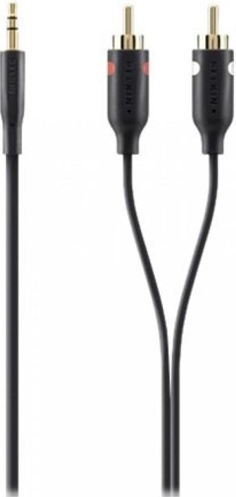 Produktbild Belkin Audio Adapterkabel (2 m, Cinch, 3.5mm Klinke (AUX))