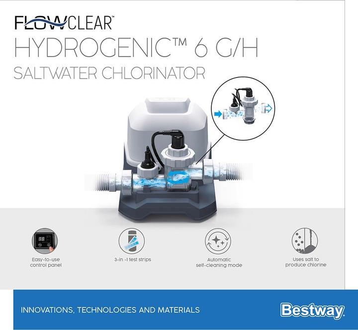 Actual product image Bestway Hydrogenic Saltwater Chlorinator