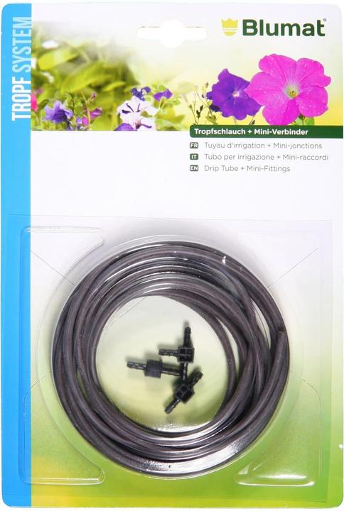 Image du produit Blumat Tuyau d'écoulement + mini-branche (Irrigation goutte à goutte Connecteur + dérivation)