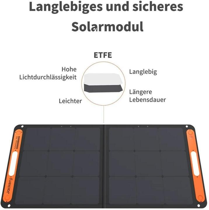 Produktbild Jackery SolarSaga (100 W, 4.69 kg)