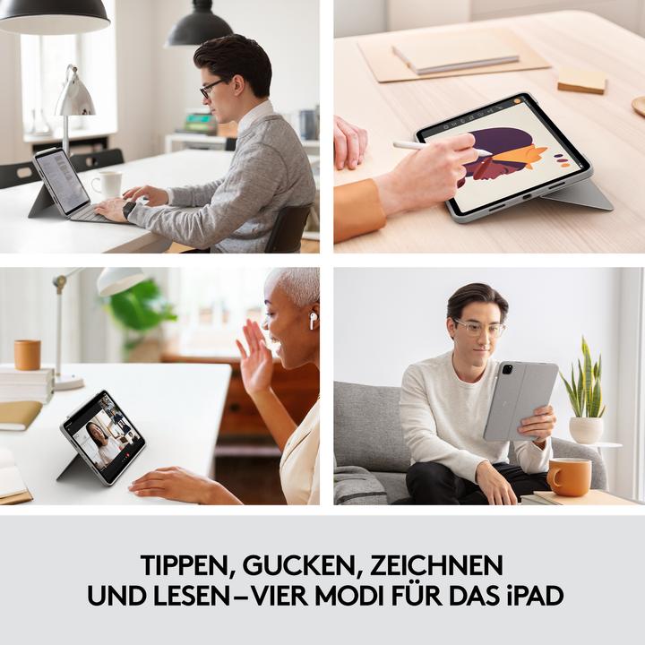Produktbild Logitech Combo Touch (US, iPad Pro 11 2020 (2. Gen), iPad Pro 11 2022 (4. Gen), iPad Pro 11 2018 (1. Gen), iPad Pro 11 2021 (3. Gen))
