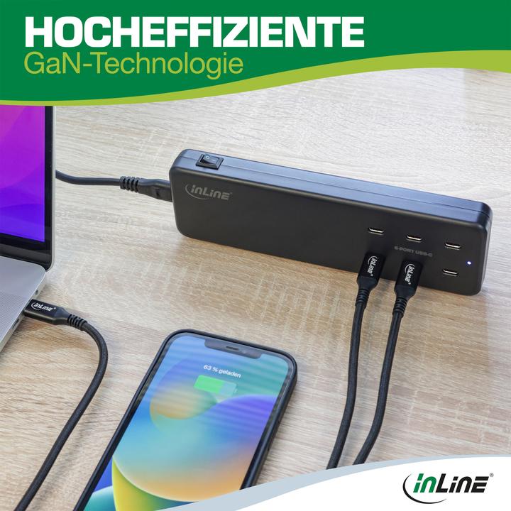 Image du produit InLine Bloc d'alimentation multiport (120 W)