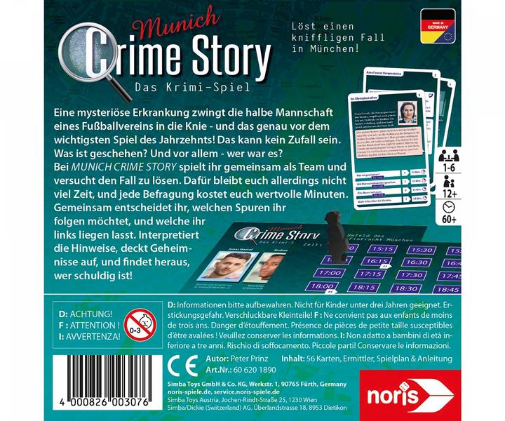 Actual product image Noris Kennerspiel Crime Story - Munich (German)