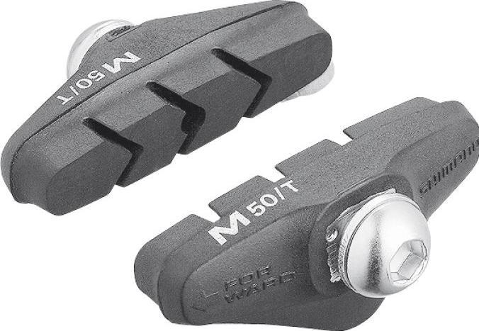 Actual product image Shimano Brake pads M50T for alloy wheels 10 pair (Shimano, Rubber)