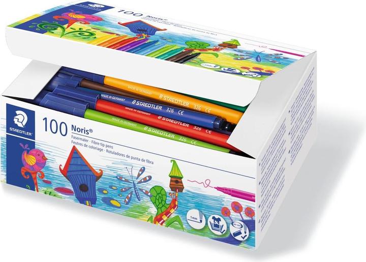 Produktbild Staedtler Noris 326 Fasermaler (In Schreibfarbe, 100 x)