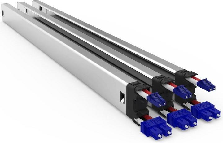 Actual product image PATCHBOX Plus+ OS2 cassette LC-SC 3 pieces - cable tray - rack - plastic - stainless steel -...